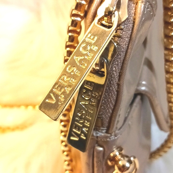 Versace Bags Versace Larger Size Gold Cosmetic Pouch Crossbody Bag